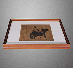 来宾市书画装裱配框服务案例